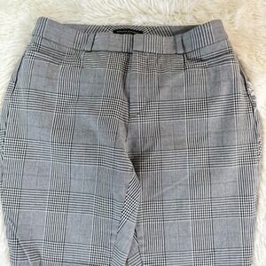 Banana Republic Sloan Glen‎ Check Houndstooth Ankle Pants Women Size 4 Corpcore